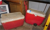 2 LARGE COOLERS