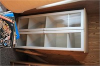 white storage hutch