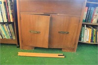 vintage wood cabinet 2