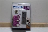 New Philips swiveling outlet surge protector