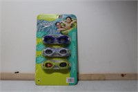 New Speedo 3 pack Kids goggles