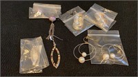 Lot of Silver Earrings