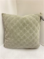 (2x bid) Threshold 18"x18" Grey Throw Pillow