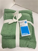 (3x bid) Room Essentials 4 Pk Bath & Hand Towels