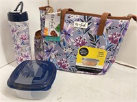 Fit + Fresh 3 Pc Lunch Tote Set