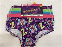 (2x bid) Zombies 2 4 Pk Size 6 Girls Underwear