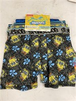 (2x bid) Spongebob 4 Pk Size 8 Boys Underwear