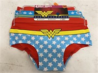 (2x bid) Wonder Women 4 Pk Size 6 Girls Underwear