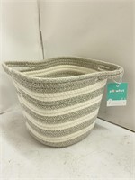 (2x bid) Pillow Fort Coiled Rope Basket