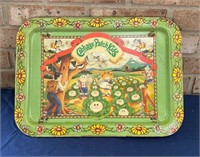 VINTAGE CABBAGE PATCH KIDS METAL TV TRAY