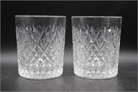 Pair of Crystal Old Fashion Glasses