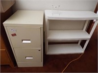 Filing Cabinet, Plastic Shelf Unit