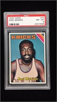 1975 Topps #73 Earl Monroe basketball card -