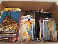 Travel Brochures, Postcards - 1 box