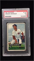 1951B #141 Herman Wehmeier baseball card