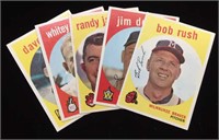 (5) 1959 Topps baseball cards -