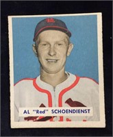 1949 Bowman #111 Red Schoendienst -