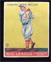1933 Goudey #59 Edmund Miller baseball card -