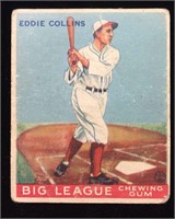 1933 Goudey #42 Eddie Collins baseball card -