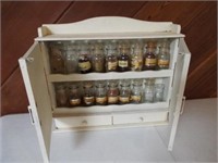 Spice Cabinet with Jars