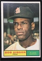 1961 Topps #211 Bob Gibson baseball card -