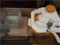 Dishes, Serving Pieces - 3 boxes
