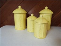 Canister Set, Yellow