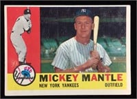 1960 Topps #350 Mickey Mantle baseball card
