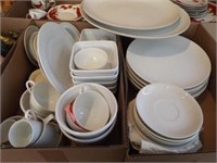 Dishes, White - 2 boxes