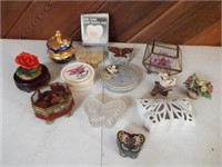 Floral, Butterfly Figurines, Holders (10+)