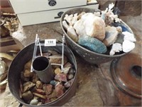 Rocks, Shells - 2 containers