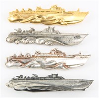 WWII TO COLD WAR US NAVY PT BOAT BADGE LOT OF 4