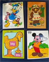 PLAYSKOOL & FISHER PRICE VTG WOODEN PUZZLES