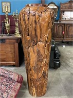Large Wooden Urn