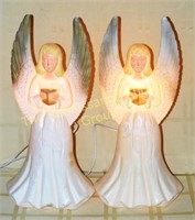Pair Large Angel Blow Molds