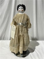 Vintage 19in china head doll