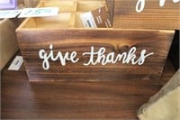 New Give Thanks Planter wood 1