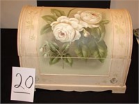Nice Painted Chest with Windchimes, Music Box,