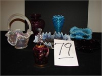 1 Fenton & Other Unmarked Pieces of Glass