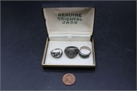 Vintage Trio of Sterling Silver Rings