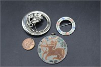 Sterling Silver Sagittarius Charm & Brooches