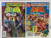 DC detective comics starring Batman 515, 516