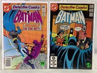 DC detective comics starring Batman 517, 519