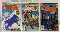 DC detective comics starring Batman 520, 521, 522