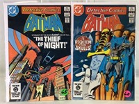 DC detective comics starring Batman 528, 529