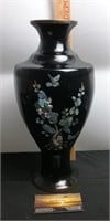 Metal Inlaid Vase