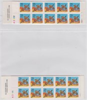 US Stamps BK159 Mint NH 2 Booklets Plate # CV $180