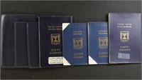 7 Israel Passports, mostly 1990s travel handstamps