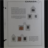Canada Stamps Used on Pages High CV