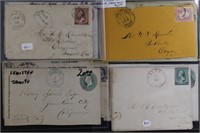 US 10 Covers CA & OR 1860s-1890s, some interesting